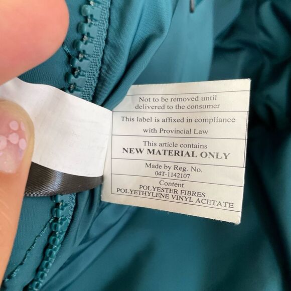 Marc Jacobs Quilted Nylon Backpack Deep Teal Blue - Picture 13 of 13